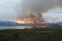 Köyceğiz Gölü'nün Sazlık Alanında Yangın
