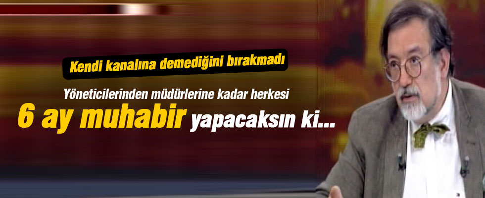 Program geç başlayınca, Murat Bardakçı fena haşladı