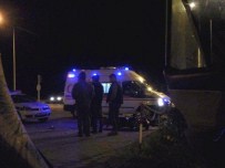 Fatsa'da Motosiklet Kazası Açıklaması 1 Yaralı