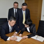 Gökçek, Şangay Belediye Başkanını Ağırladı