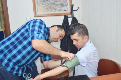 Maski Personeli Sağlık Taramasından Geçti