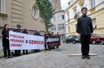 Sırbistan'da 'Srebrenitsa'Eylemi