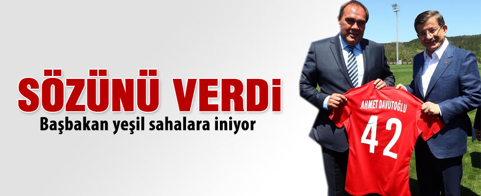 Davutoğlu maç sözü verdi