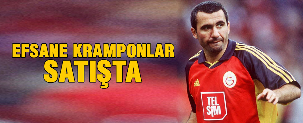 Hagi'nin UEFA kupasını getiren kramponları satışta