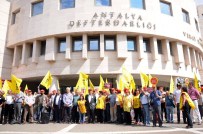 YOKSULLUK SINIRI - Antalya Defterdarlığında 1 Günlük Grev