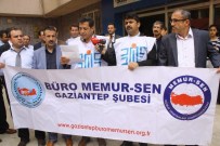 YETİM AYLIĞI - Buro-Sen'e Baglı SGK Çalışanlarından Basın Açıklaması