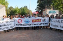 CEMAL POLAT - Tekirdağ'da 'Soma'Eylemi