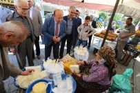 UYGARLıK - Başkan Özakcan'a Pazar Ziyaretinde Yoğun İlgi