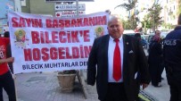 Bilecikli Muhtarlardan Başbakan Davutoğlu'na Meşhur Pazarcık Helvası İkramı