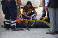 Bilecik'te 5 Metre Yükseklikten Düşen İnşaat İşçisi Yaralandı