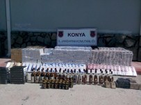 ZENGEN - Ereğli'de Kaçak Sigara Ve İçki Ele Geçirildi