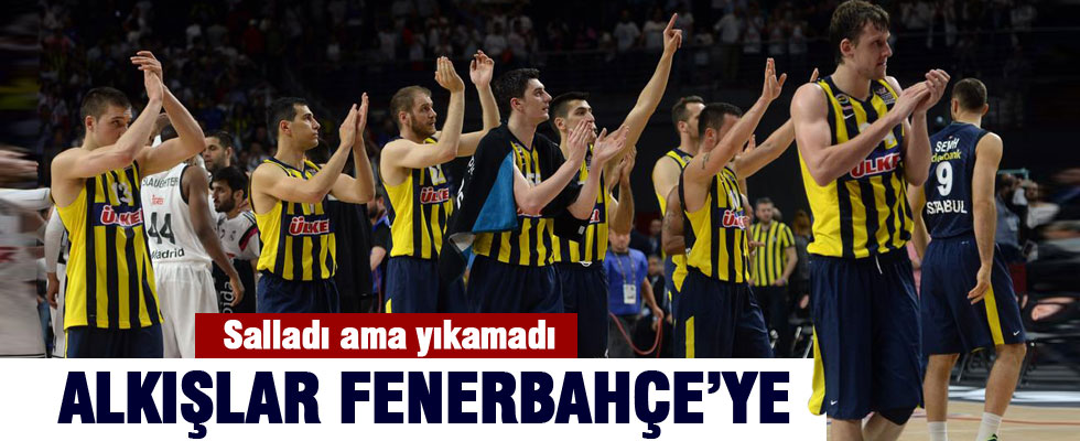 Fenerbahçe Ülker, Real'e direnemedi