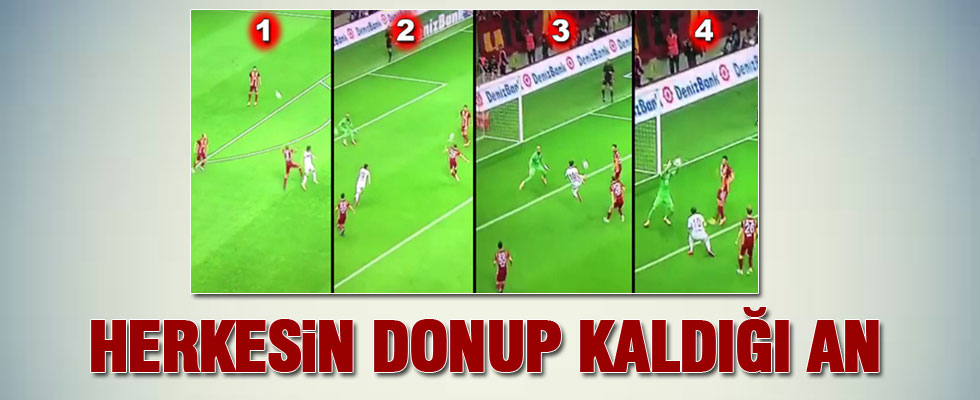 Herkes dondu kaldı