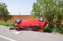 Karaman'da Otomobil Takla Attı Açıklaması 4 Yaralı