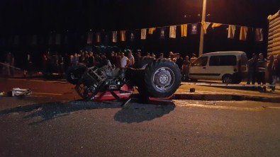 Sakarya'da Traktör İle Otomobil Çarpıştı Açıklaması 3 Ölü, 2 Yaralı