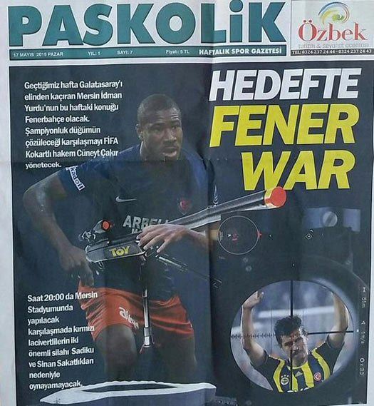 Mersin'de skandal manşet