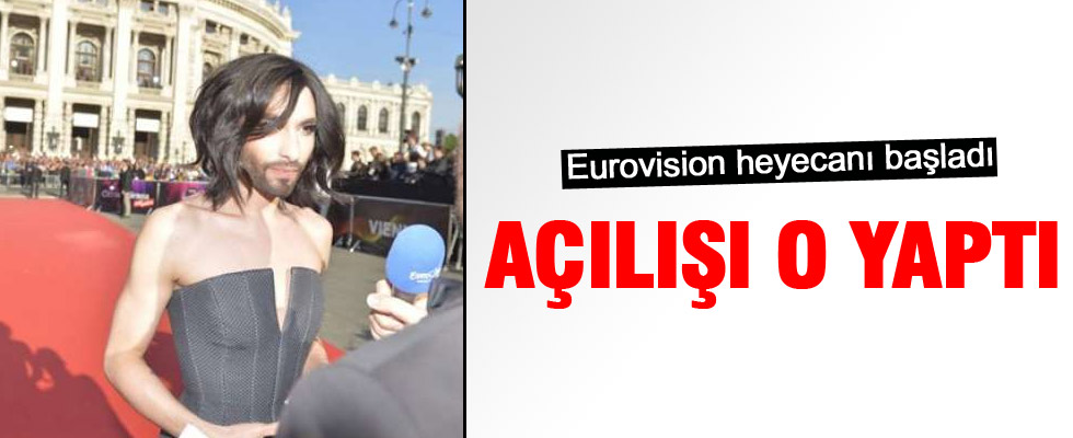 2015 Eurovision Şarkı Yarışması'nın açılışını Conchita yaptı!