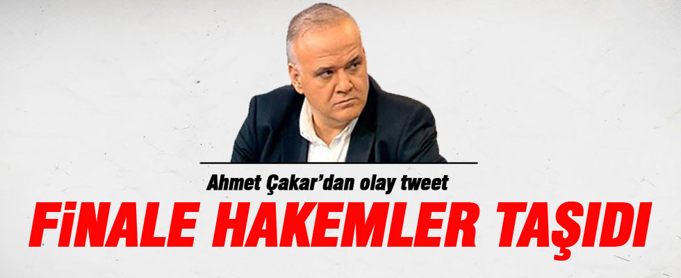 Ahmet Çakar'dan olay tweet!
