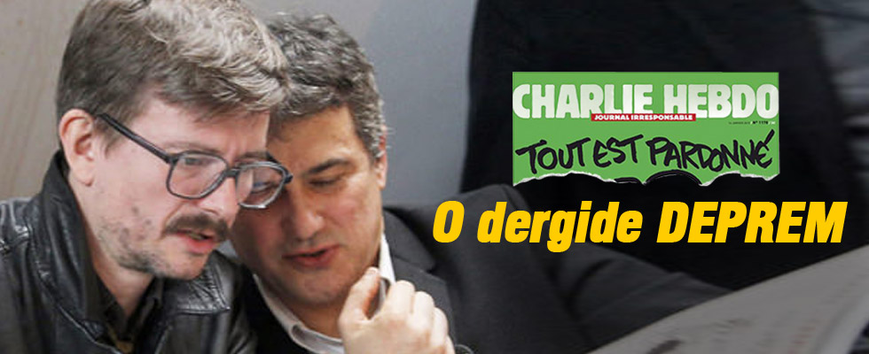 'Charlie Hebdo' dergisinde deprem