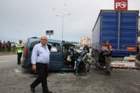 İstanbul'dan Memleketleri Rize'ye Giderken Kaza Geçirdiler