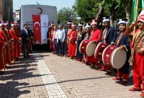 VAKIFLAR HAFTASI - Kızılay'dan Mehter Marşlı, Lokmalı Kan Bağışı