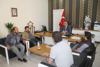 Mardinli Gazetecilerden Barçın'a Ziyaret