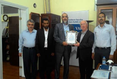 Moritanya Yardım Ve Eğitim Cemiyetinden İhlas Vakfına Teşekkür