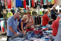 KILIK KIYAFET - Didim'de Cumartesi Halk Pazarında Hareketlilik Başladı