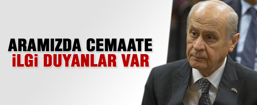 Devlet Bahçeli'den cemaat açıklaması