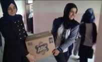 ROJİN - Kız Öğrencilerden Yardıma Muhtaç Ailelere Gıda Yardımı