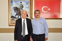 KAZıM ERGÜN - Tüed Genel Başkanı Ergün, Başkan Alıcık'ı Ziyaret Etti
