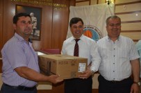 Anamur'da Muhtarlara Bilgisayar Verildi