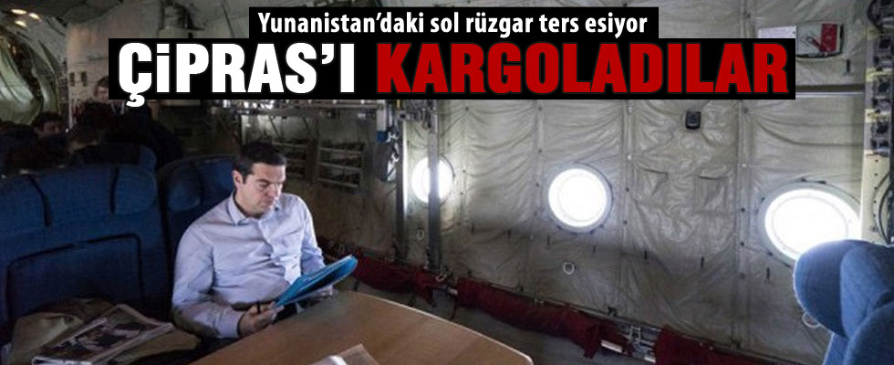 Çipras, Riga'ya kargo uçağı ile gitmek zorunda kaldı