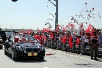 KADIN MİLLETVEKİLİ - Cumhurbaşkanı Erdoğan'a Kazan'da Coşkulu Karşılama