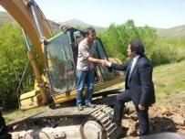 SU KANALI - Gevaş'ta Sulama Suyu Çalışması