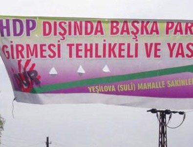 HDP'den tehdit dolu afiş