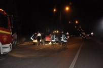 Isparta'da Trafik Kazası Açıklaması 5 Yaralı