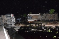 Şanlıurfa'da Mazot Yüklü Tanker Devrildi Açıklaması 2 Yaralı