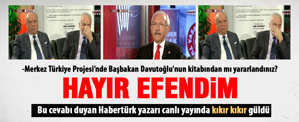 Kılıçdaroğlu'nun cevabı Soli Özel'i güldürdü