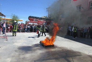 Mardin'de Yangın Tatbikatı