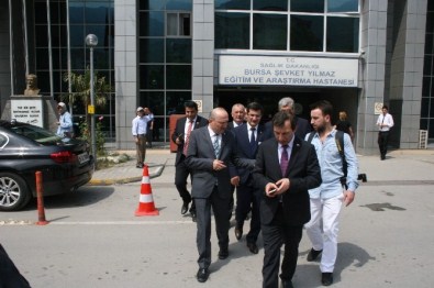 MHP'lilerden Silahla Vurulan Başkana Ziyaret