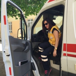 Muş'un İlk Kadın Ambulans Şoförü