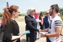 AK Parti Trabzon Milletvekili Adayı Ayşe Sula Köseoğlu, Seçim Çalışmalarını Ortahisar'da Sürdürdü