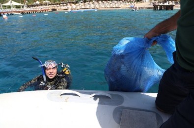 Bodrum'da Deniz Dibi Temiz Çıktı