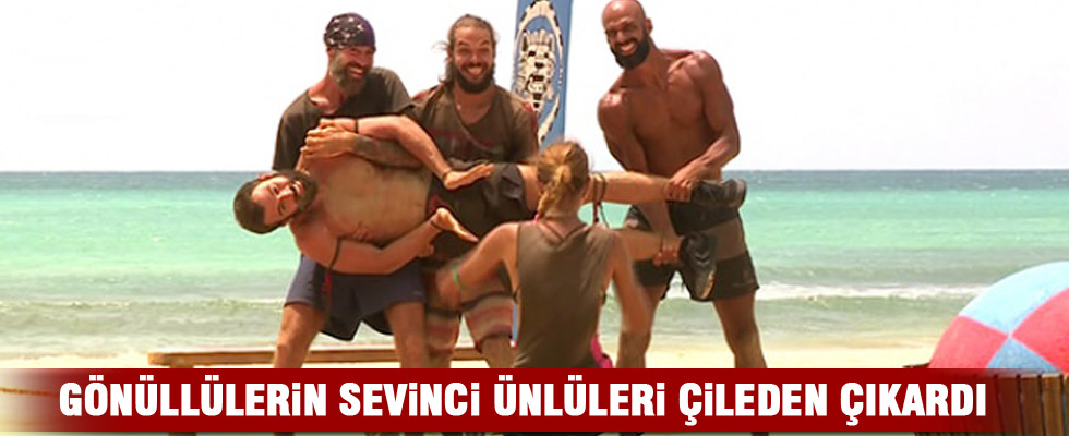 Gönüllülerin sevinci sınırları zorladı