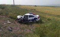 ALI EMRE - Polis Aracı Kaza Yaptı Açıklaması 1 Şehit