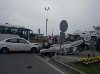 Rize'de Trafik Kazası Açıklaması 1 Yaralı