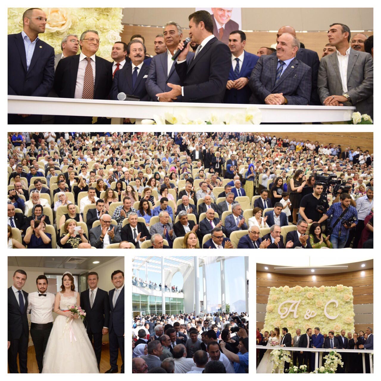 Hüseyin Avni Sipahi'nin oğlu dünya evine girdi