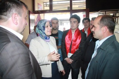 AK Parti Trabzon Milletvekili Adayı Ayşe Sula Köseoğlu, Çalışmalarını Akçaabat'ta Sürdürdü
