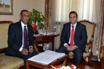 MUAMMER TÜRKER - Hindistan Büyükelçisi Kulshreshth'den Vali Türker'e Ziyaret